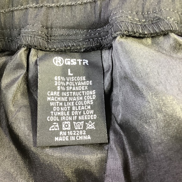 RGSTR Creative Dept. Men's Black Premium‎ Tech Stretch Cargo Pants Size L NWT - Picture 4 of 16